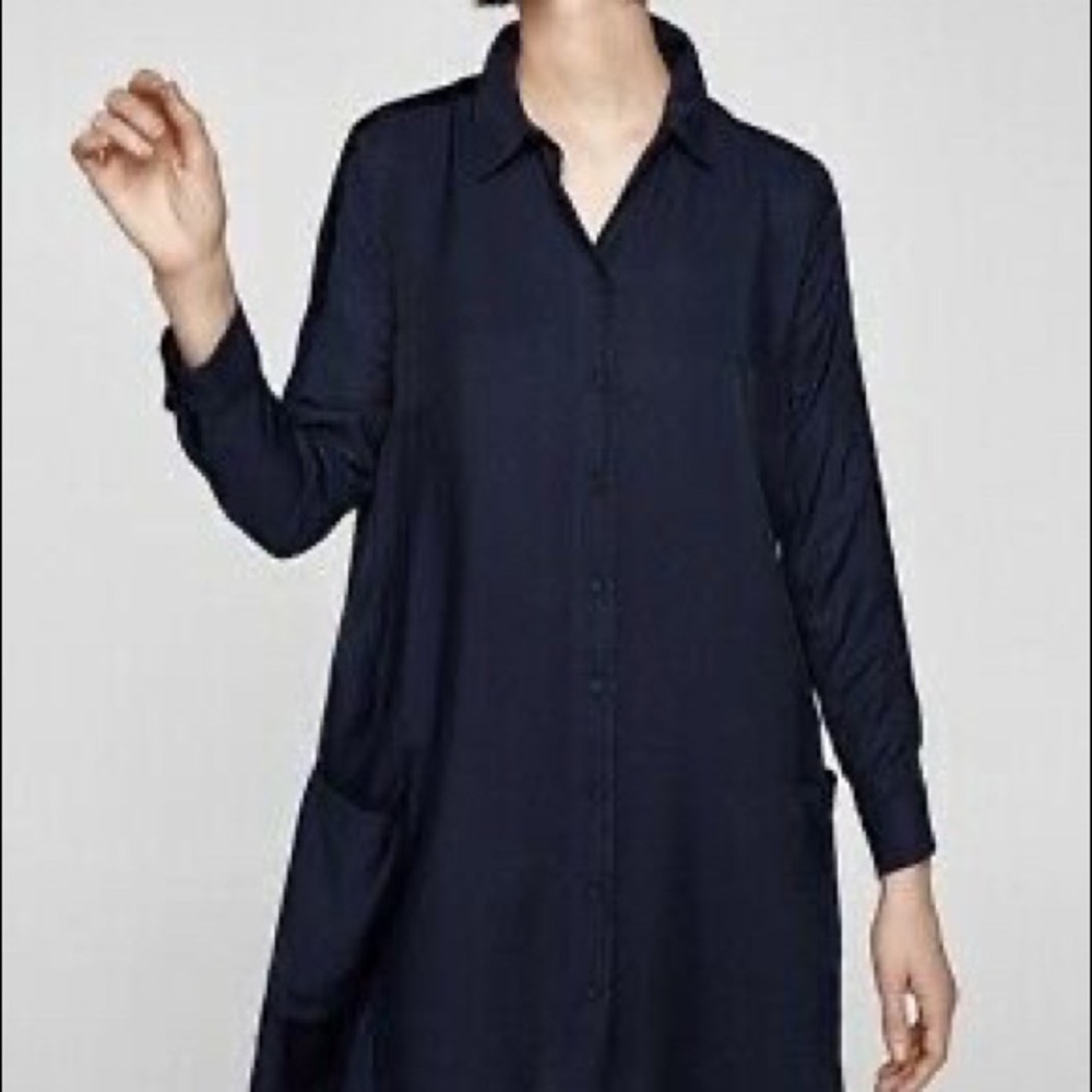 Zara shirt tunic dress